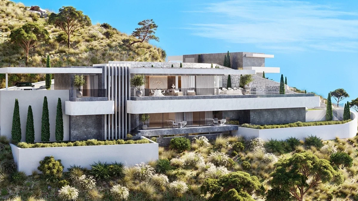 2 - sea view house for sale in benahavis - costa del sol andalusia spain