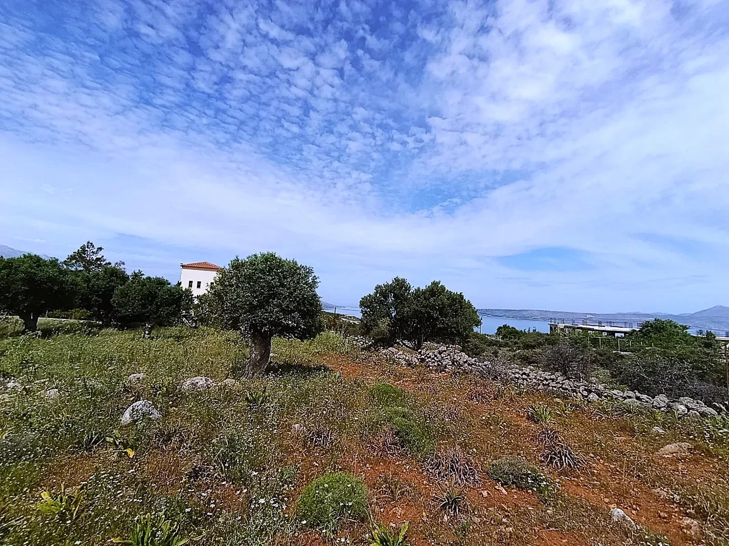 1 - venda terreno vista de mar kokkino chorio creta grécia