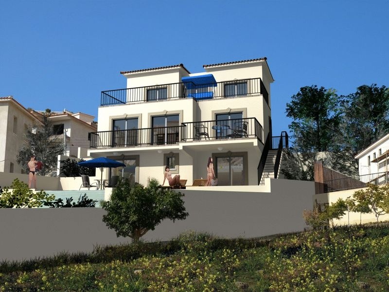 1 - sea view house for sale in peyia paphos cyprus