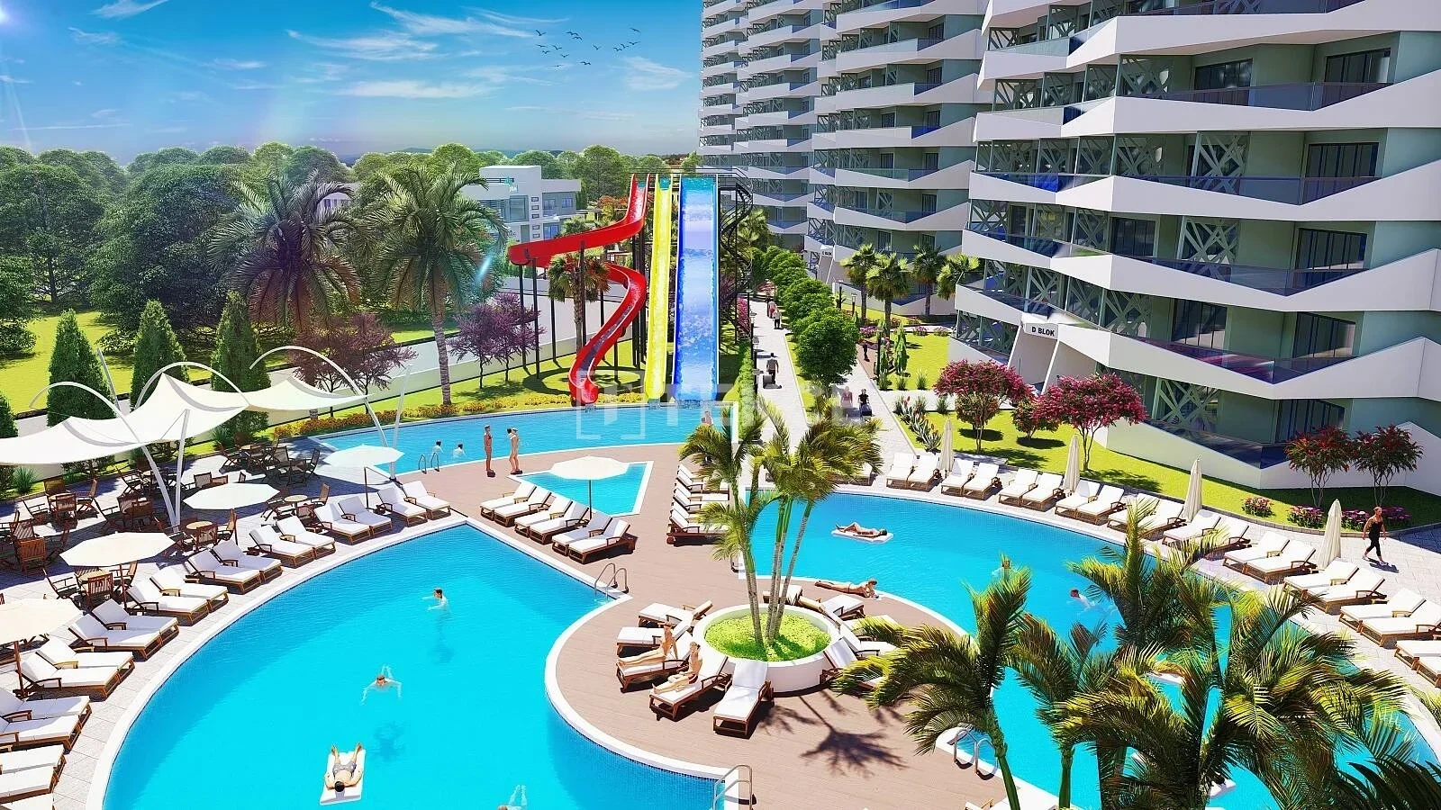 1 - vente appartement vue mer i̇skele famagouste chypre
