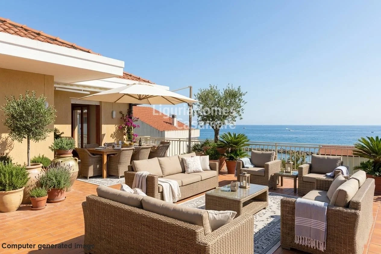 2 - sea view apartment for sale in santo stefano al mare liguria italy