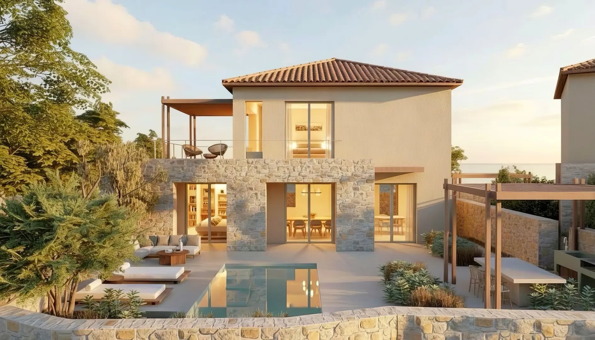 1 - vendita villa vista mare fternón isole ioniche grecia