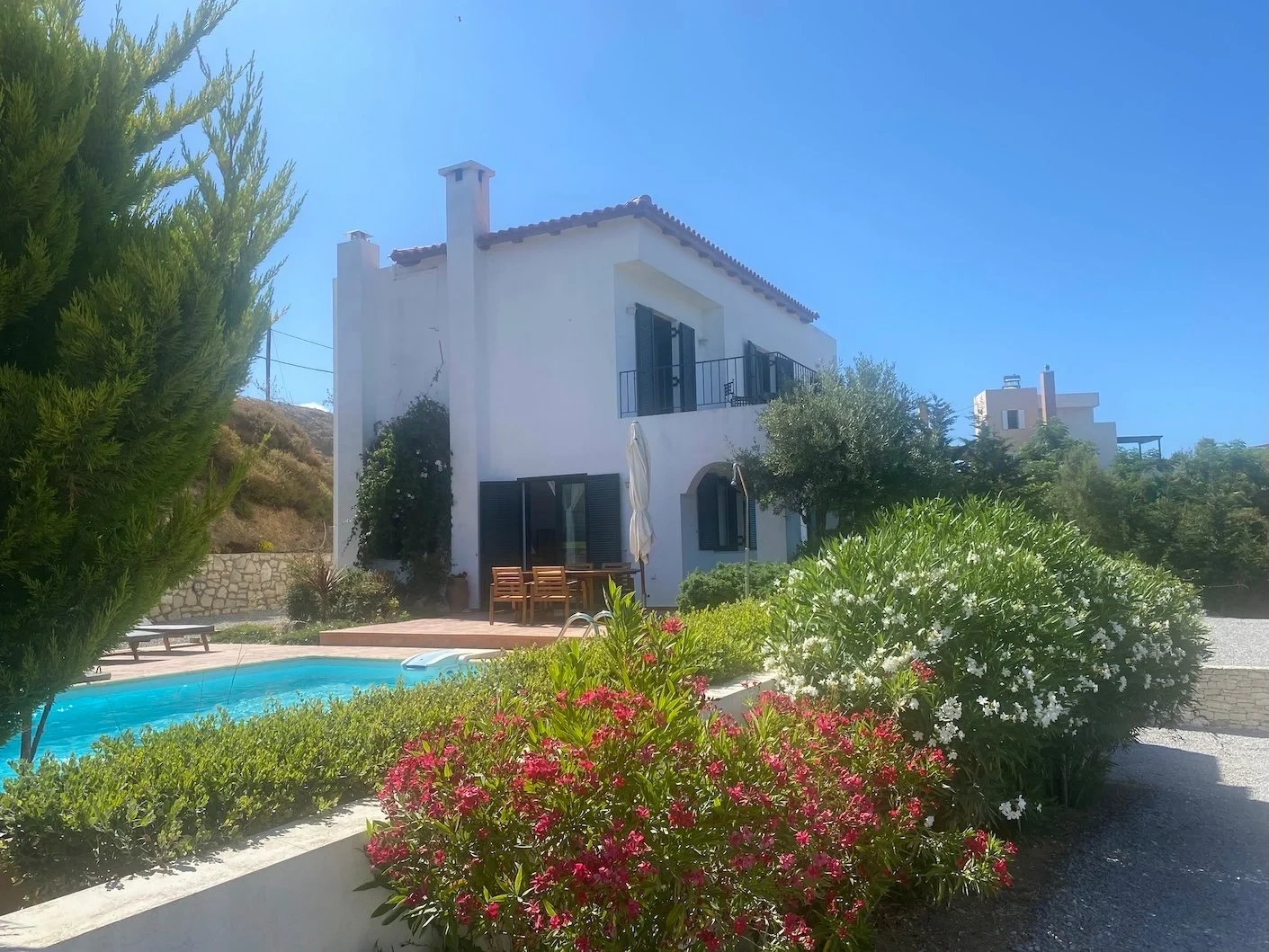 Maison vue mer avec piscine