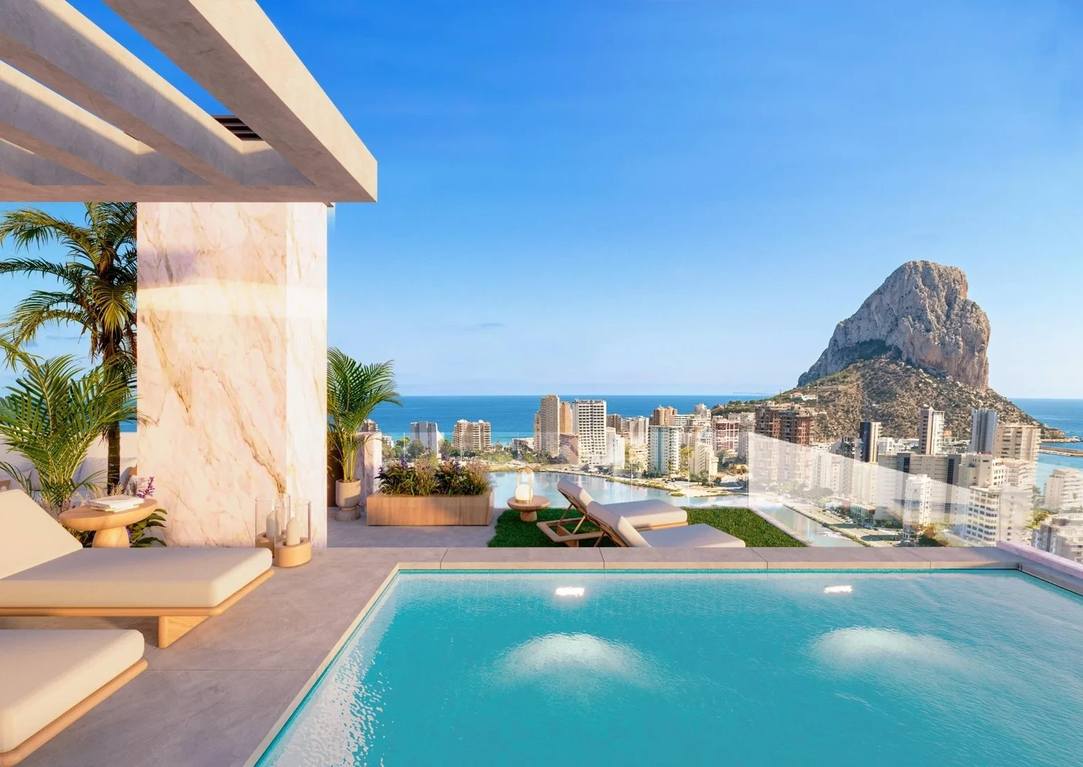 1 - verkauf wohnung meerblick calpe - costa blanca valencia spanien