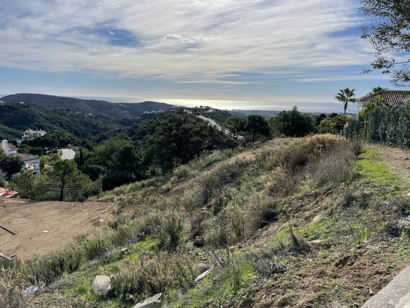 1 - sea view plot of land for sale in benahavis - costa del sol andalusia spain