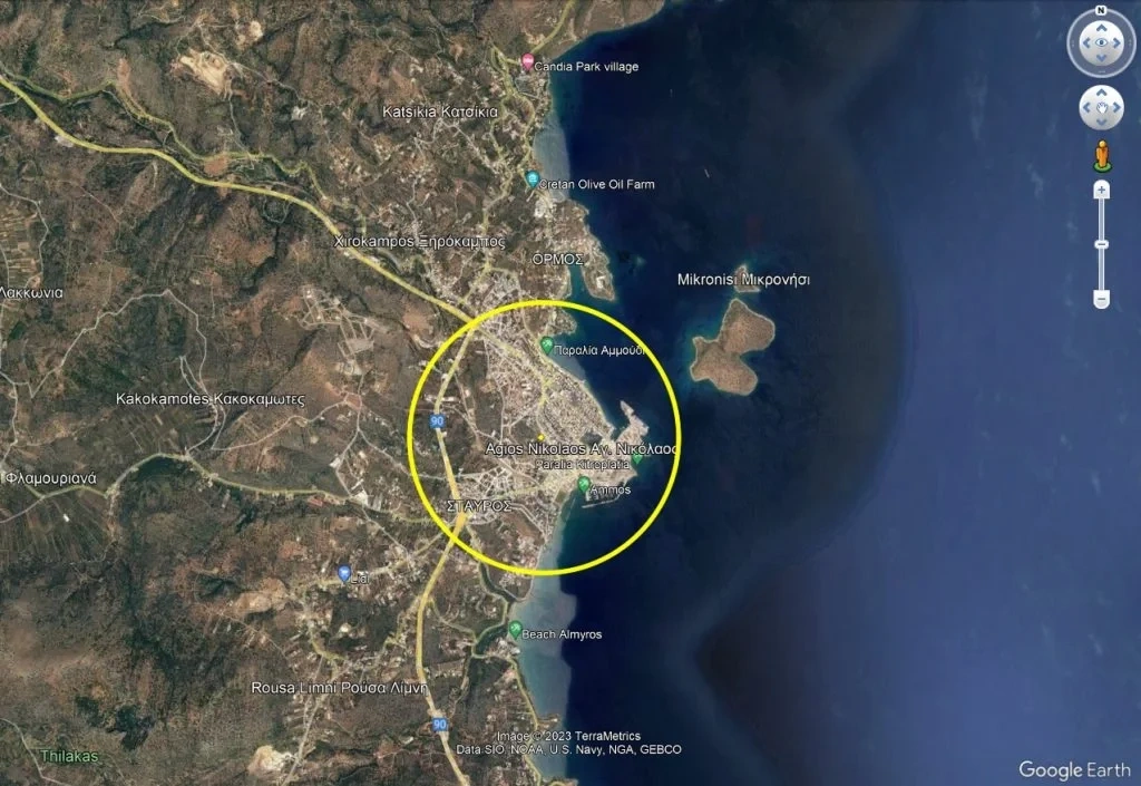 2 - vente terrain agios nikolaos crète grèce