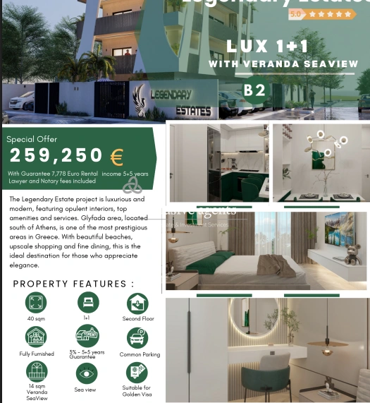 1 - sea view apartment for sale in glyfada attica greece
