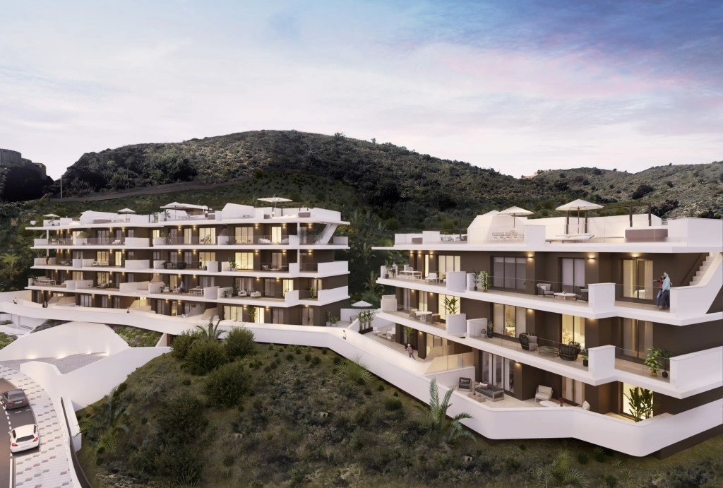 1 - vente appartement vue mer rincon de la victoria andalousie espagne