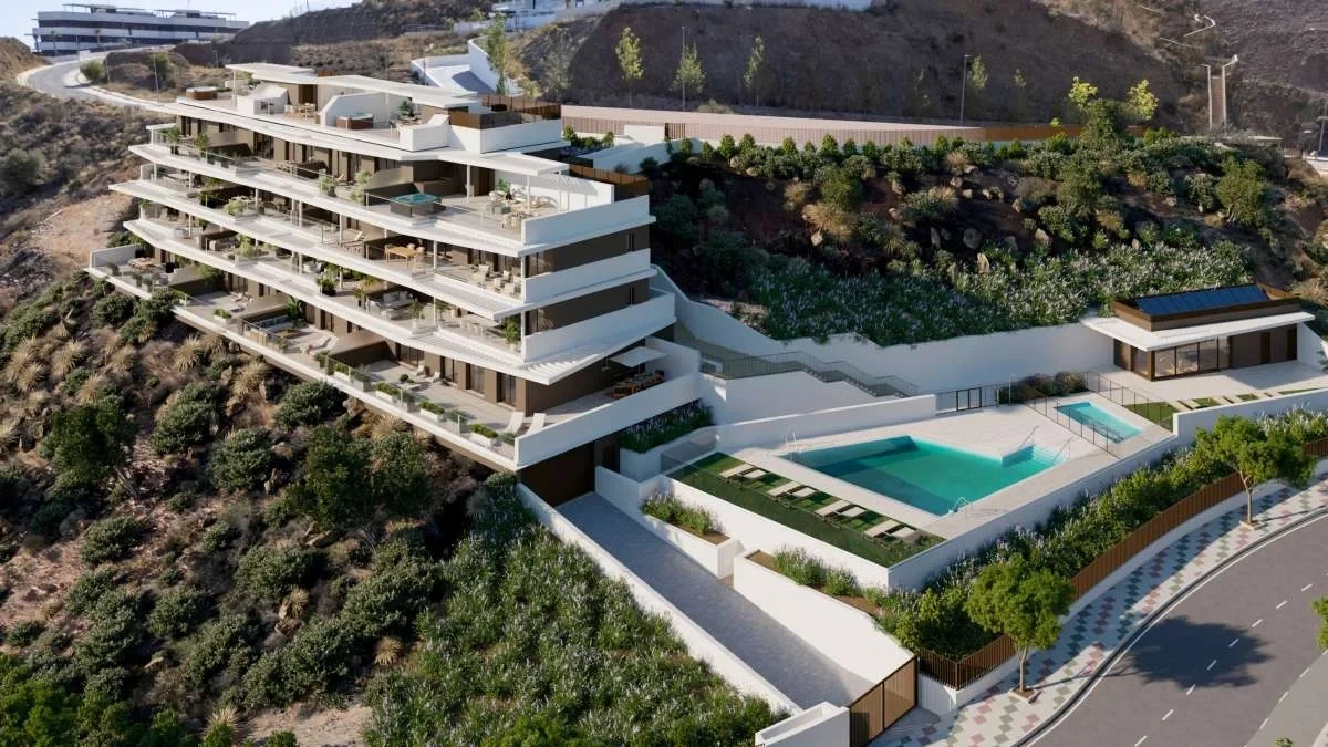 2 - продажа квартира вид моря rincon de la victoria андалусия испания