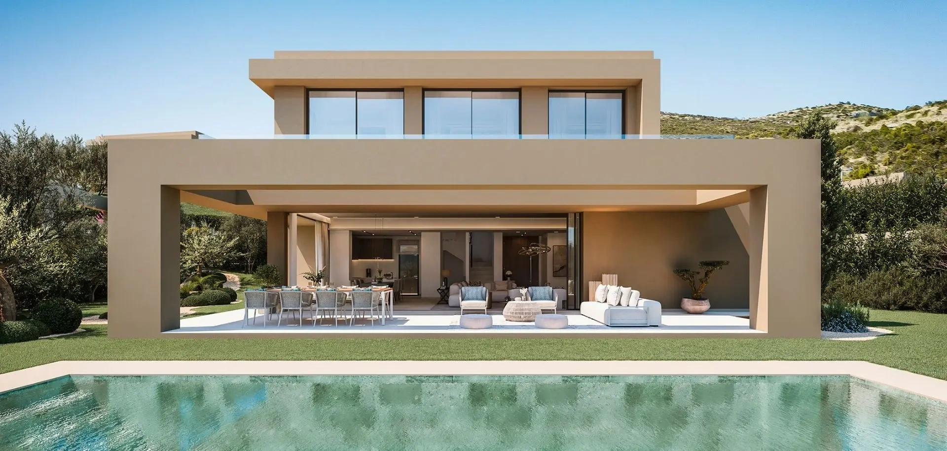 1 - verkoop villa uitzicht op zee benahavis - costa del sol andalusië spanje