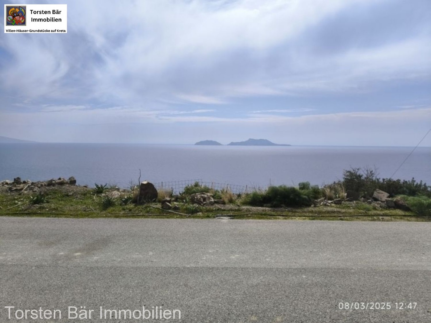 1 - vente terrain vue mer saktoúria crète grèce