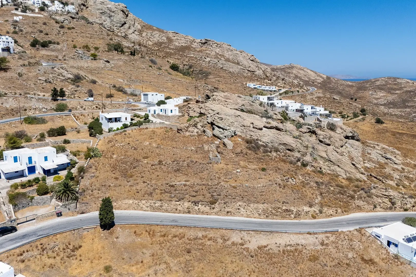 2 - vente terrain vue mer sérifos - cyclades egée méridionale grèce
