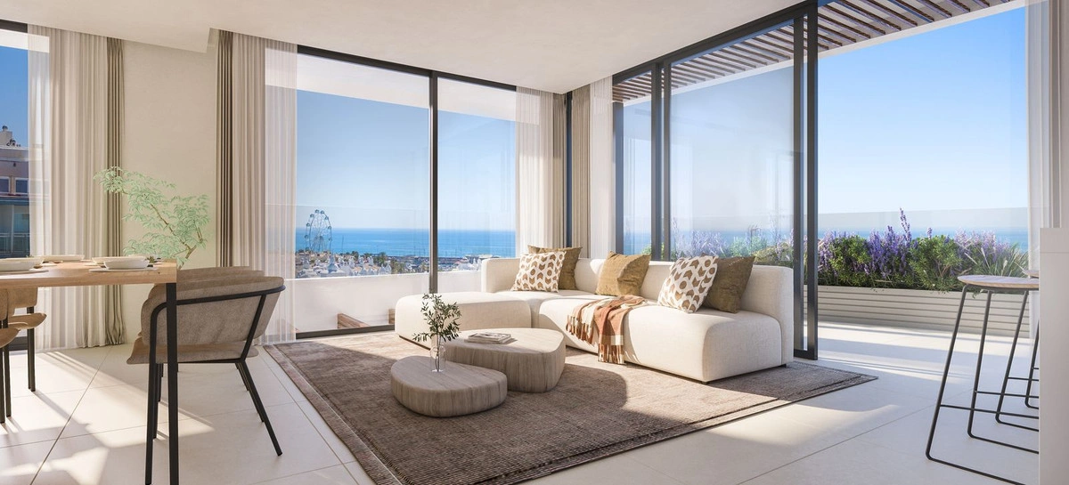 1 - verkoop appartement uitzicht op zee benalmadena - costa del sol andalusië spanje