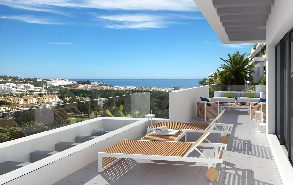 2 - sea view apartment for sale in mijas andalusia spain