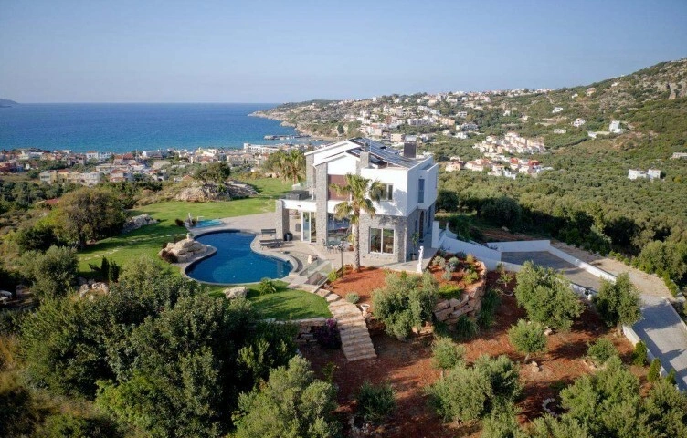 1 - vendita villa vista mare almyrída creta grecia