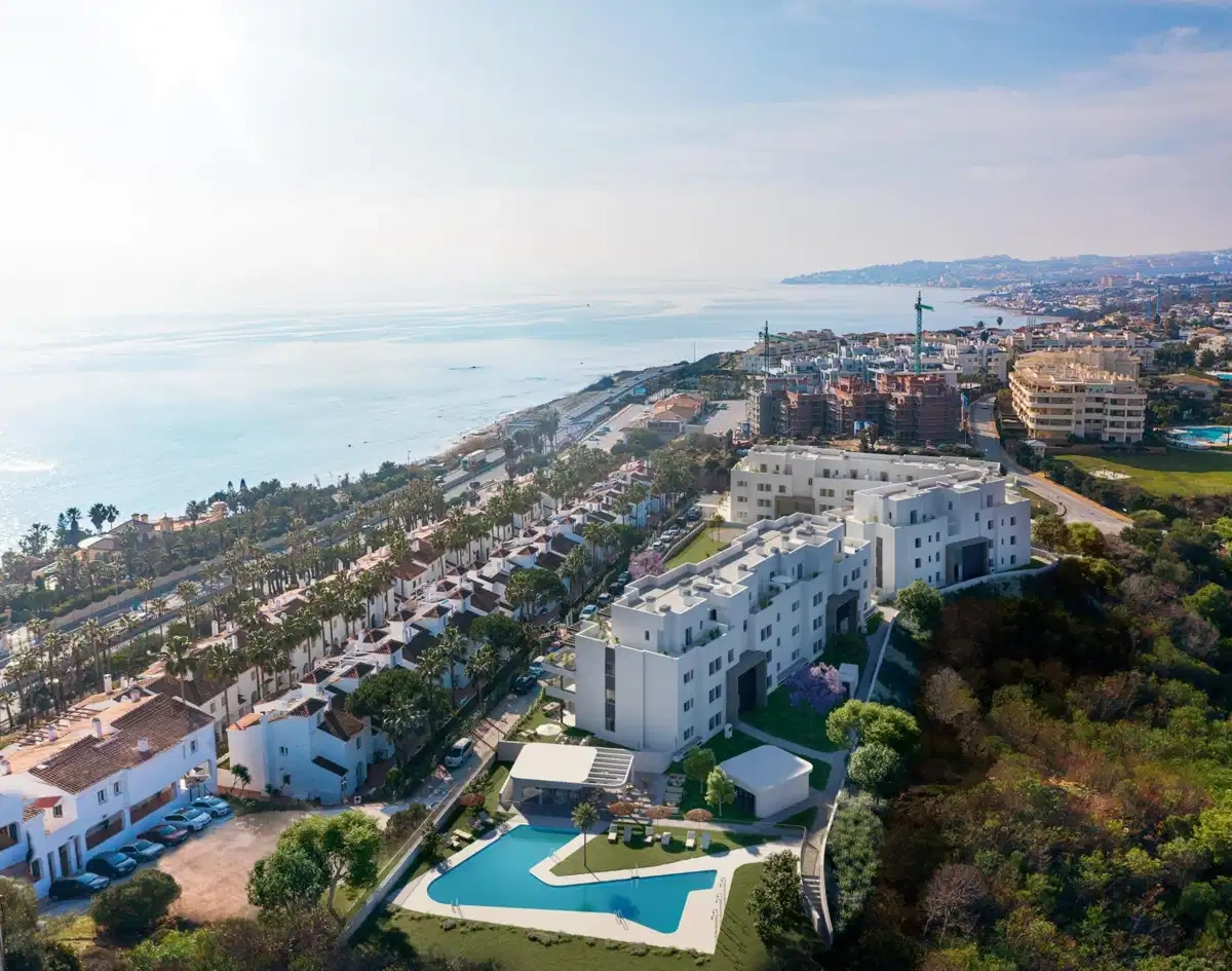 1 - venta apartamento vista al mar mijas andalucía españa