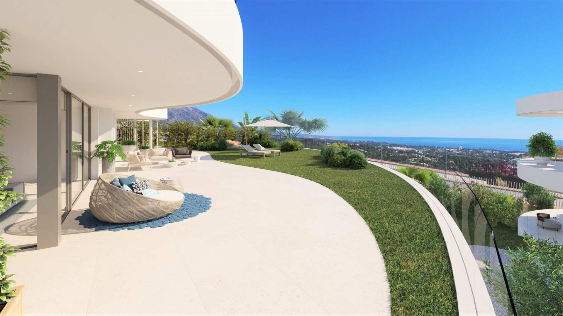 1 - sea view apartment for sale in benahavis - costa del sol andalusia spain