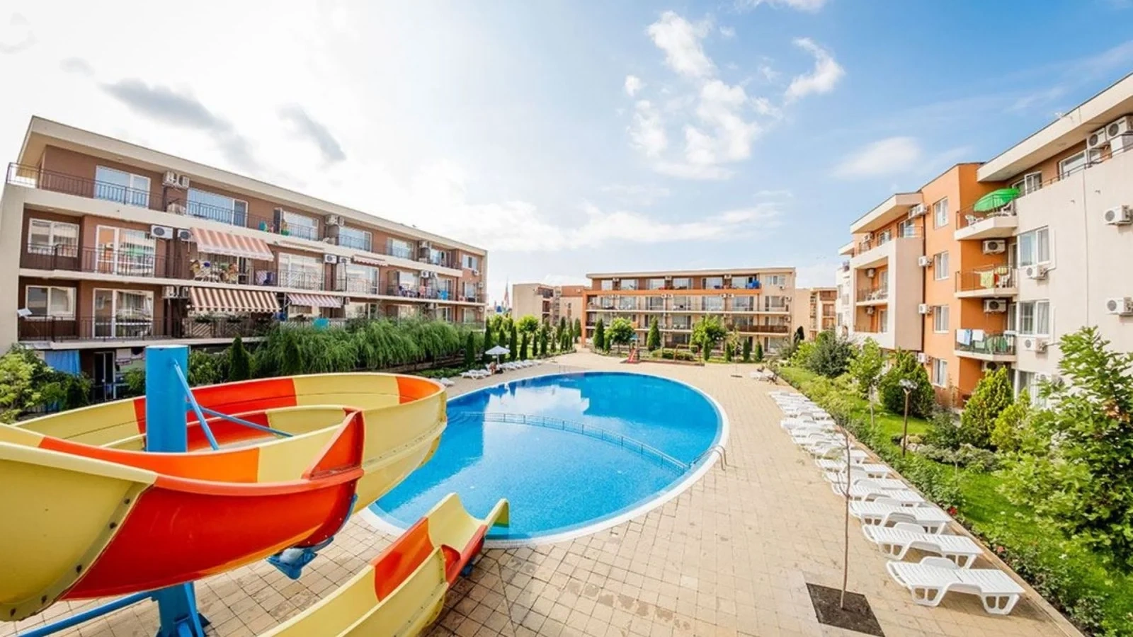 1 - vente appartement plage à pied sunny beach burgas bulgarie