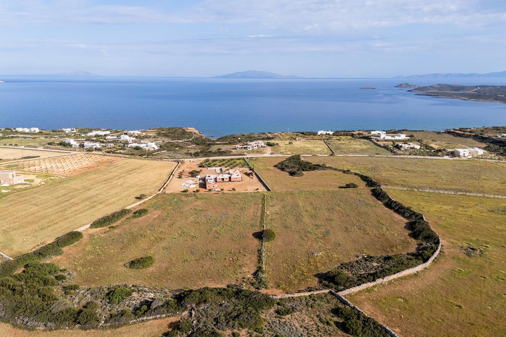 1 - vente terrain vue mer antiparos - cyclades egée méridionale grèce