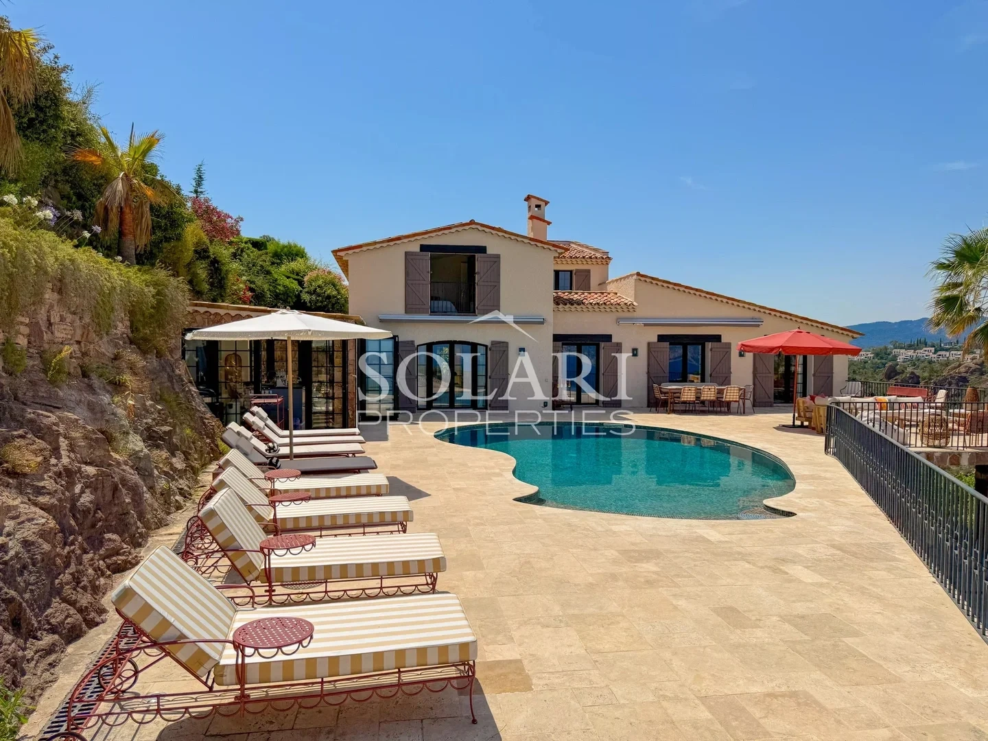 1 - sea view house for vacation rentals in théoule-sur-mer alpes-maritimes france