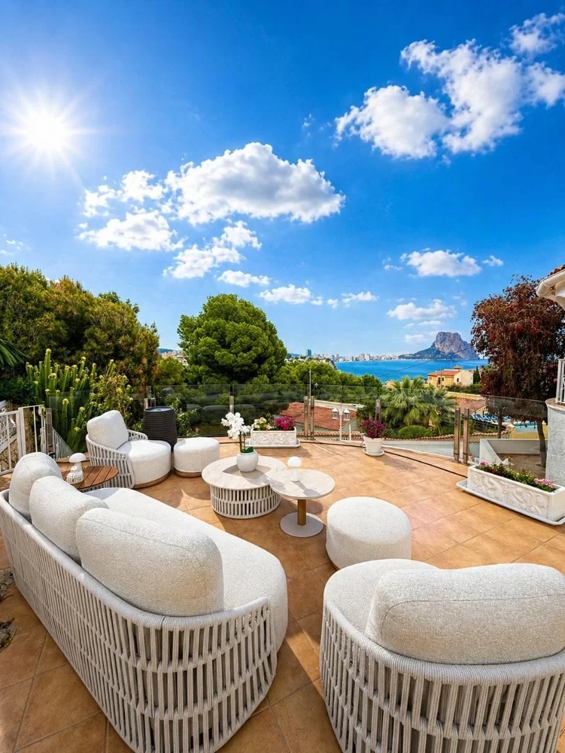 1 - verkoop huis uitzicht op zee calpe - costa blanca valencian community spanje