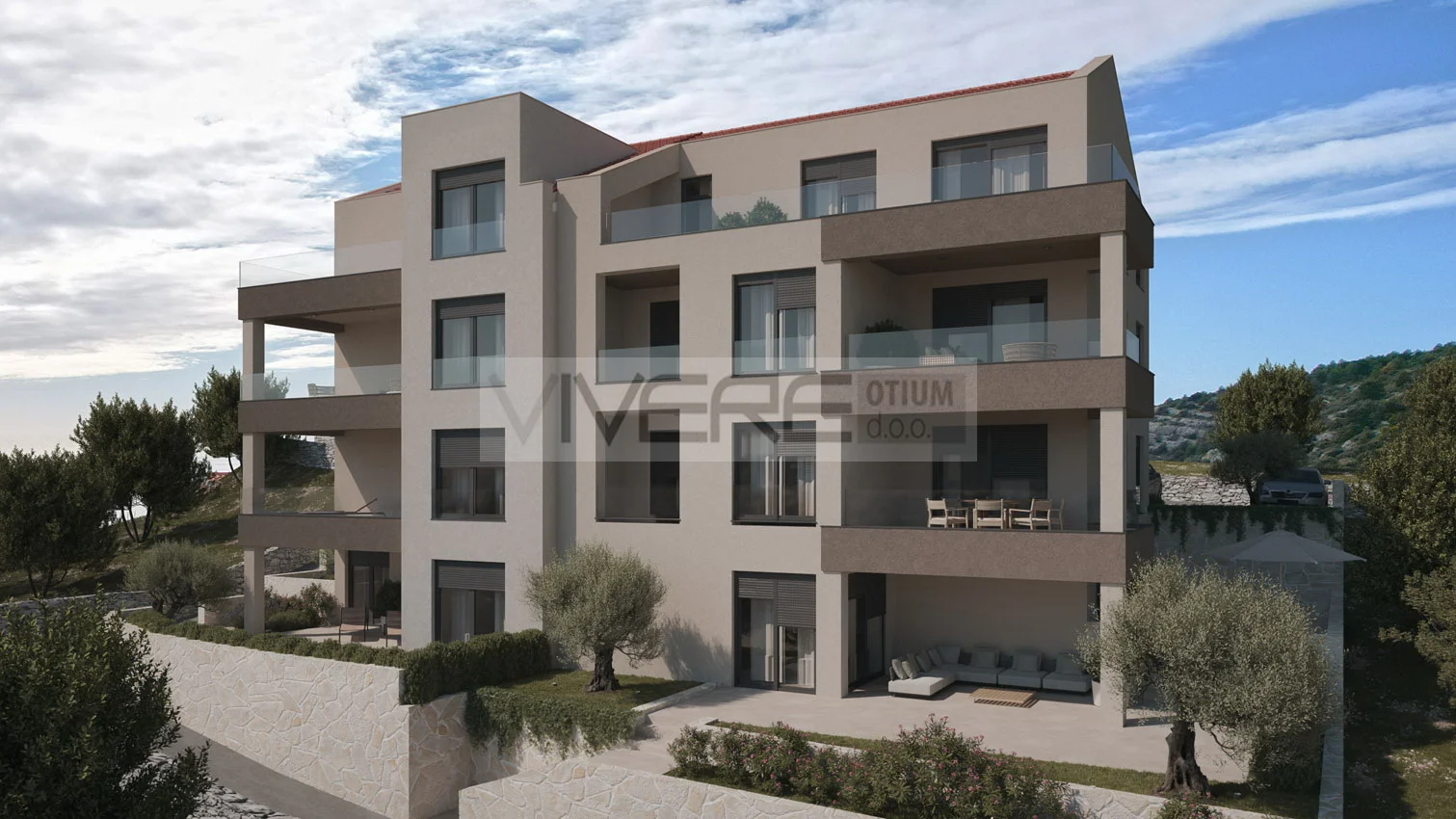 1 - venda apartamento vista de mar ražanj sibenik croácia