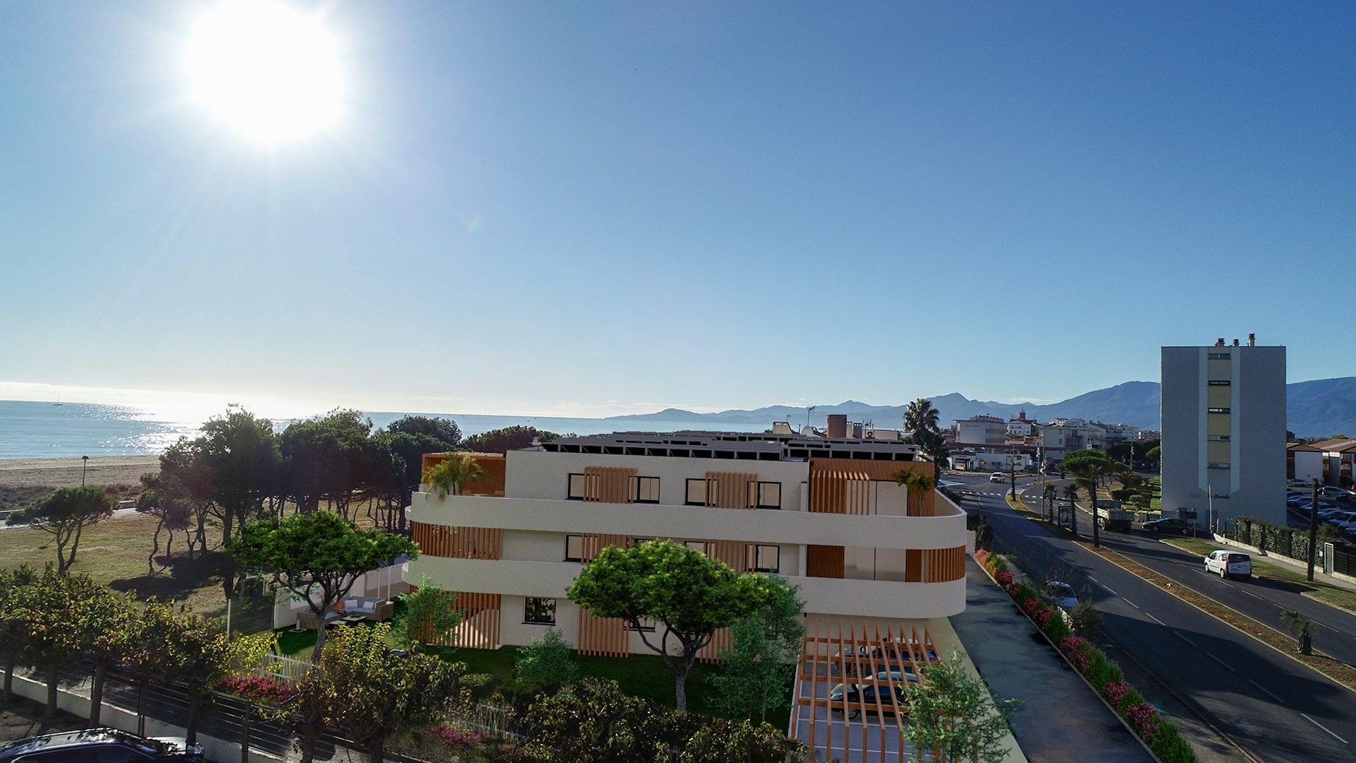 1 - sea view new construction for sale in saint-cyprien pyrénées-orientales france