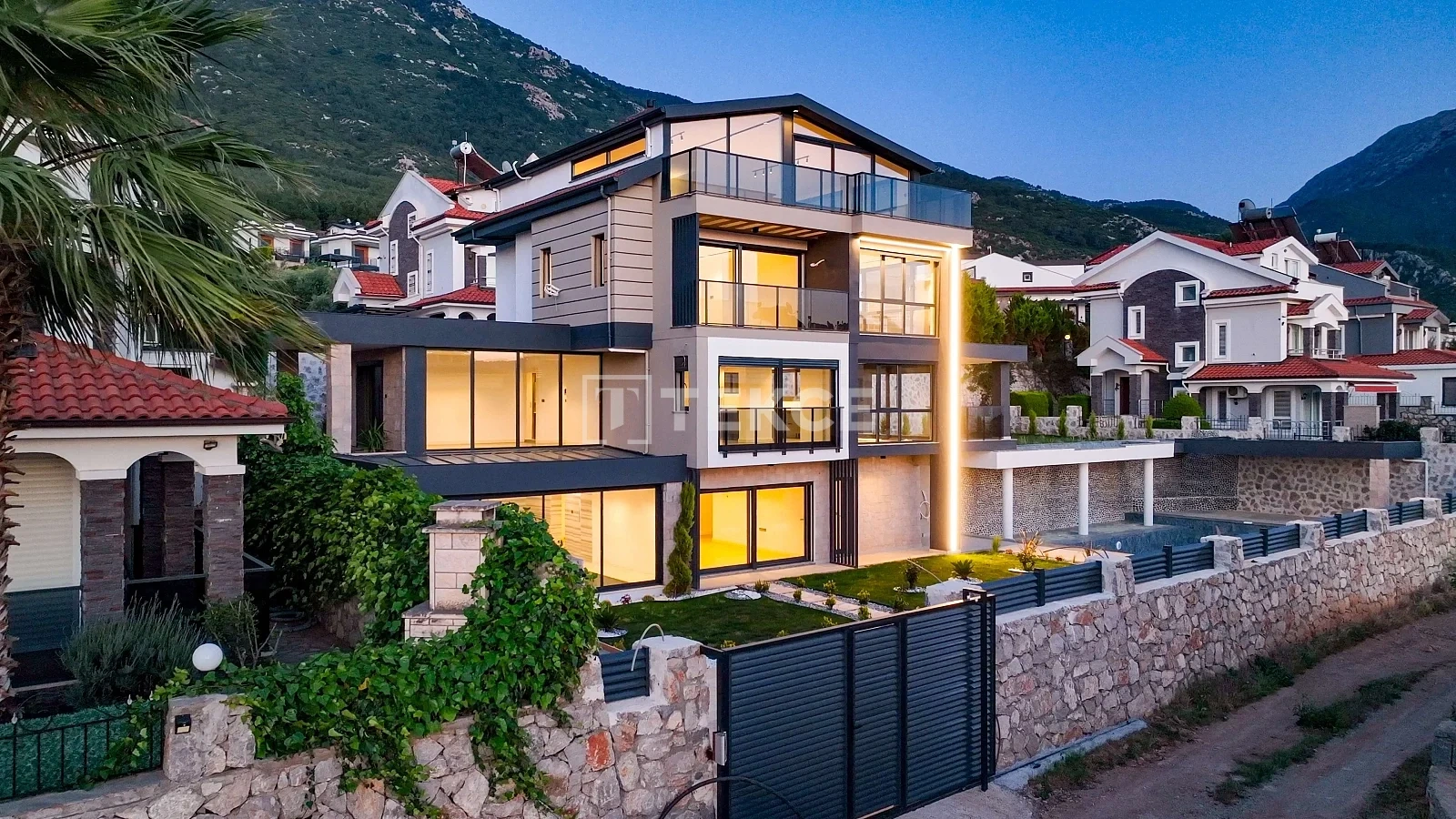 2 - vente maison vue mer fethiye muğla turquie