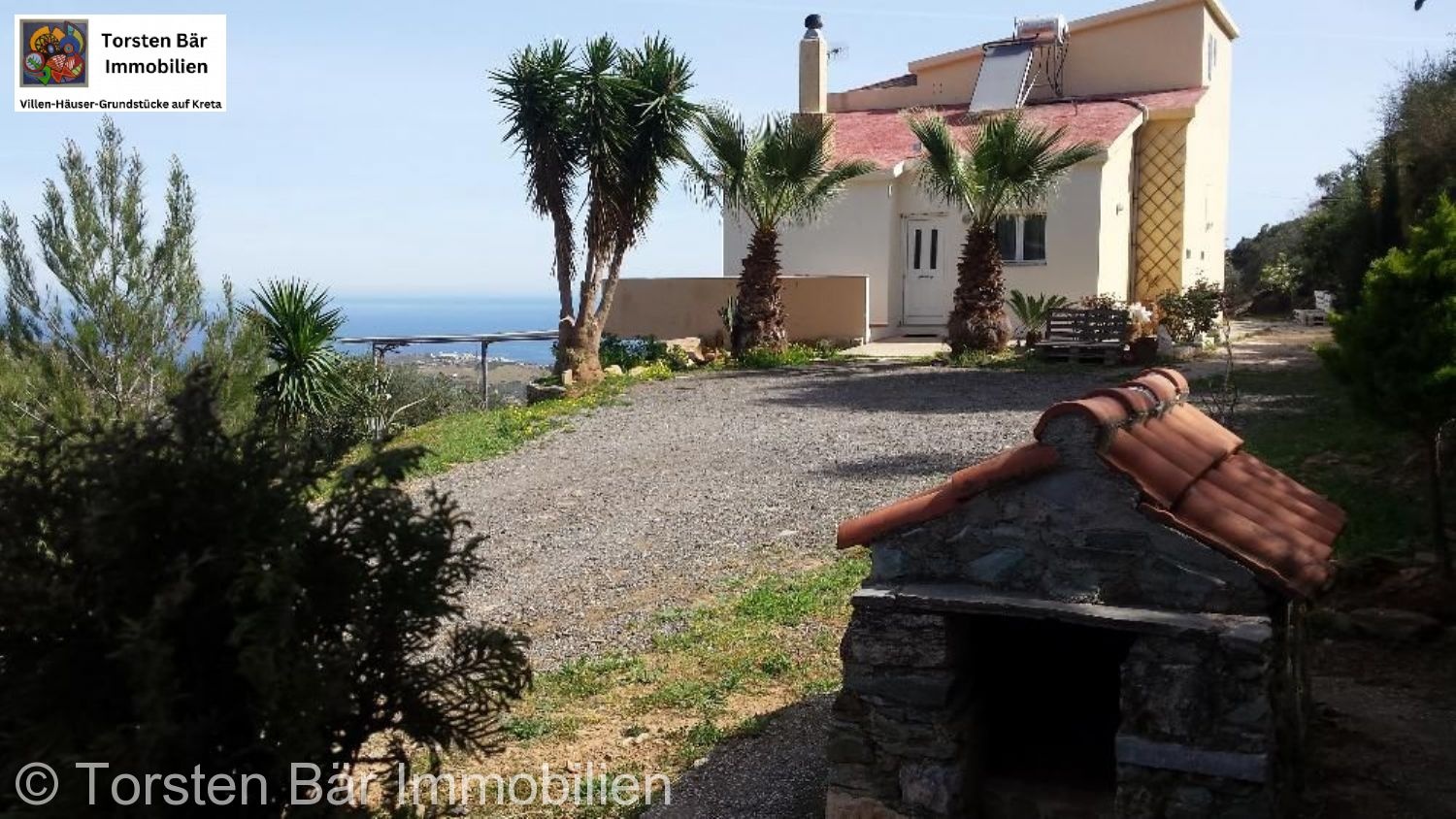 1 - vente maison vue mer agía pelagía crète grèce