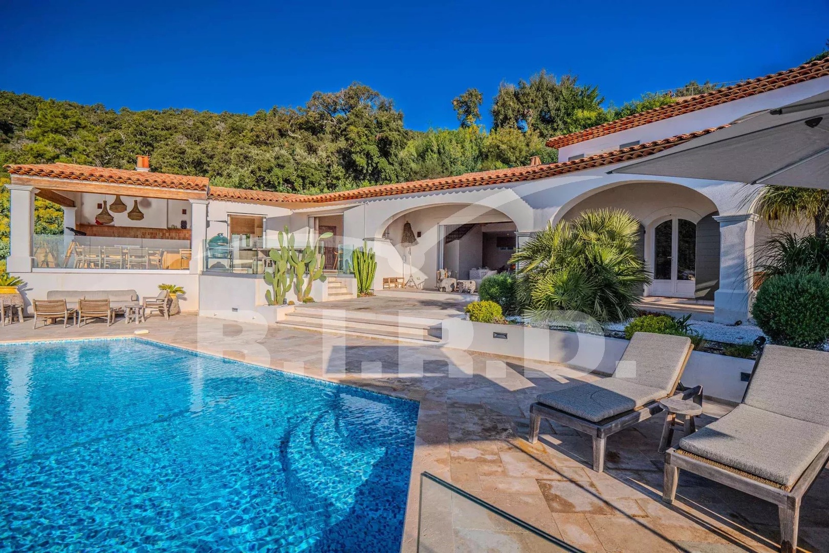 1 - sea view house for vacation rentals in la croix-valmer var france
