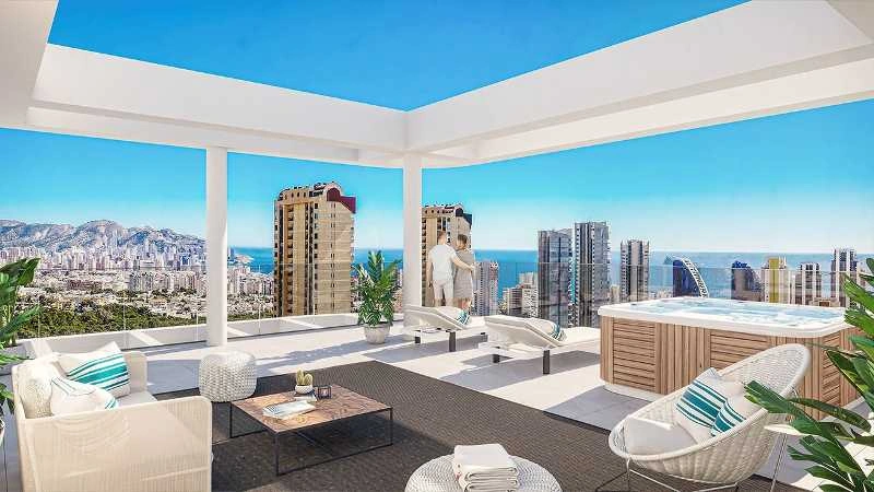 1 - venda apartamento vista de mar benidorm - costa blanca comunidade valenciana espanha