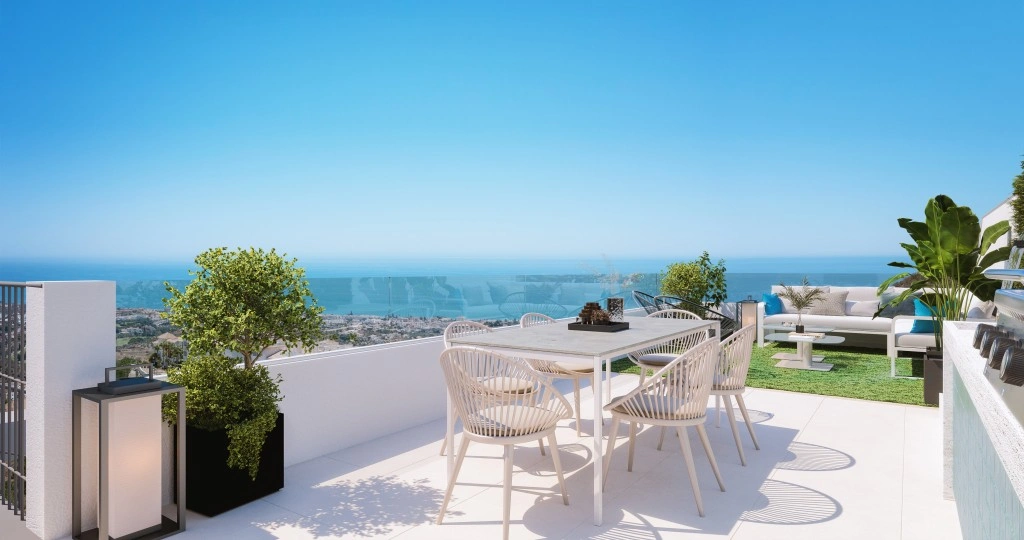 1 - venta apartamento vista al mar rincon de la victoria andalucía españa