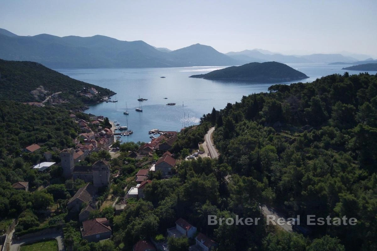 1 - verkoop terrein uitzicht op zee lopud dubrovnik-neretva kroatië