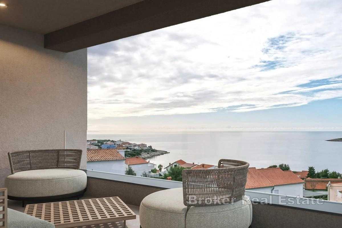 1 - verkoop appartement uitzicht op zee rogoznica šibenik-knin kroatië