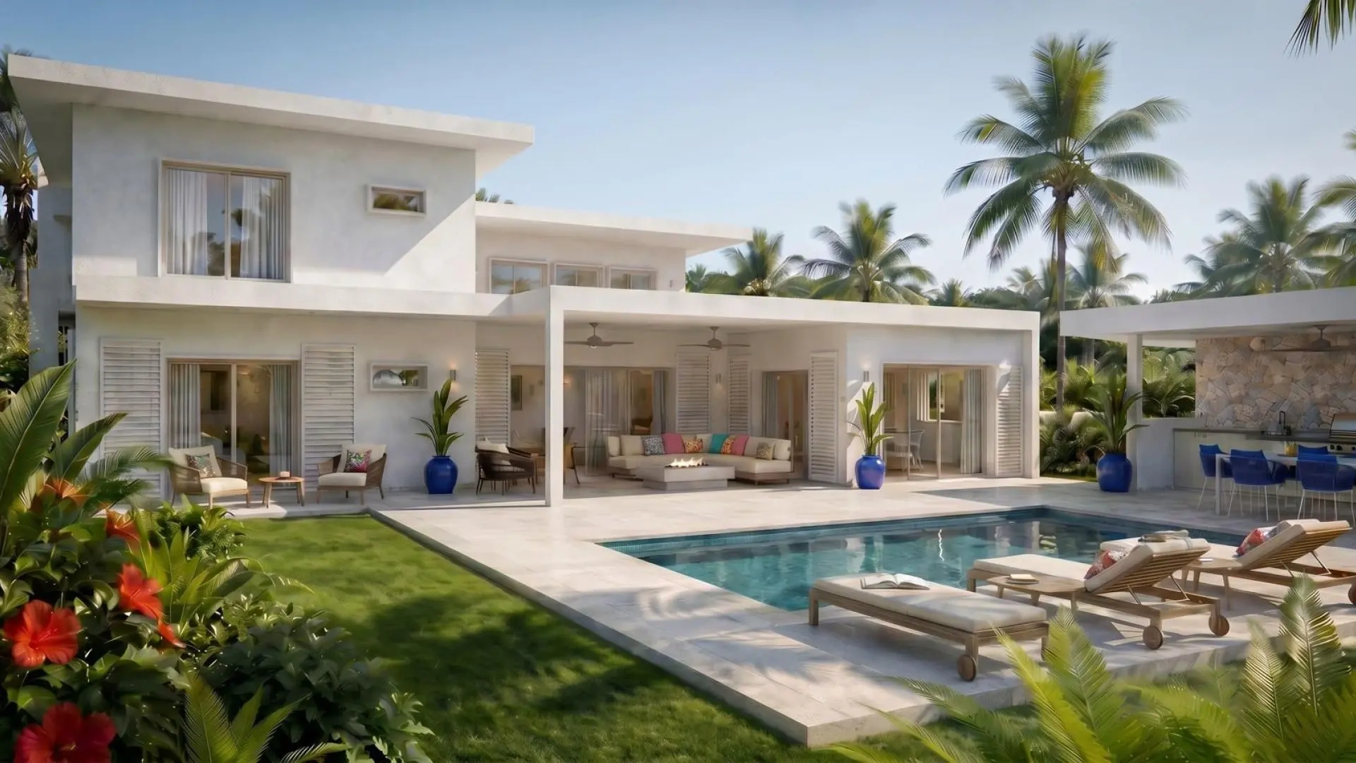 1 - продажа villa пляж пешком trou aux biches памплемус маврикий