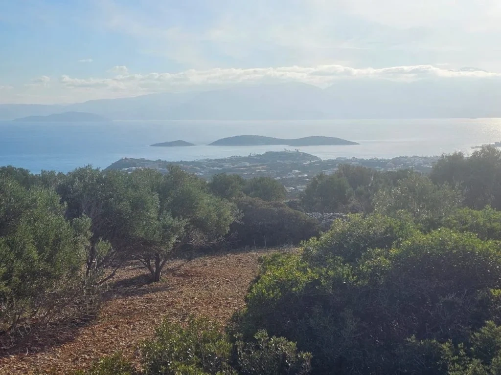 1 - sea view plot of land for sale in agios nikolaos crete greece