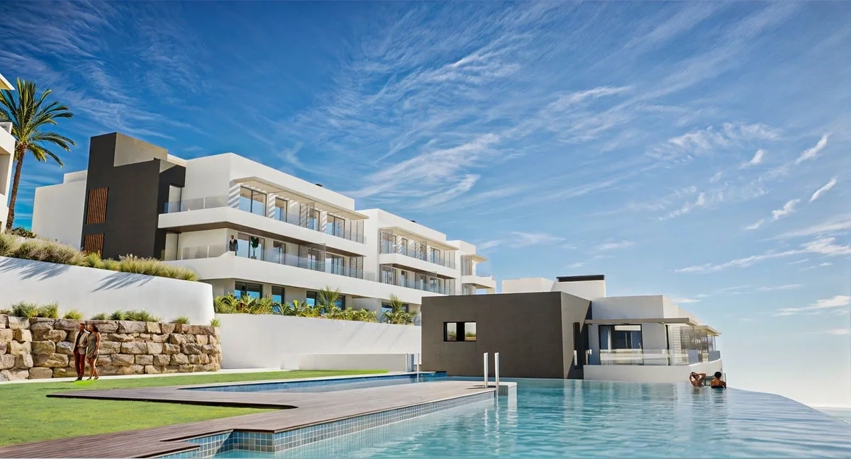 2 - venta apartamento vista al mar manilva andalucía españa