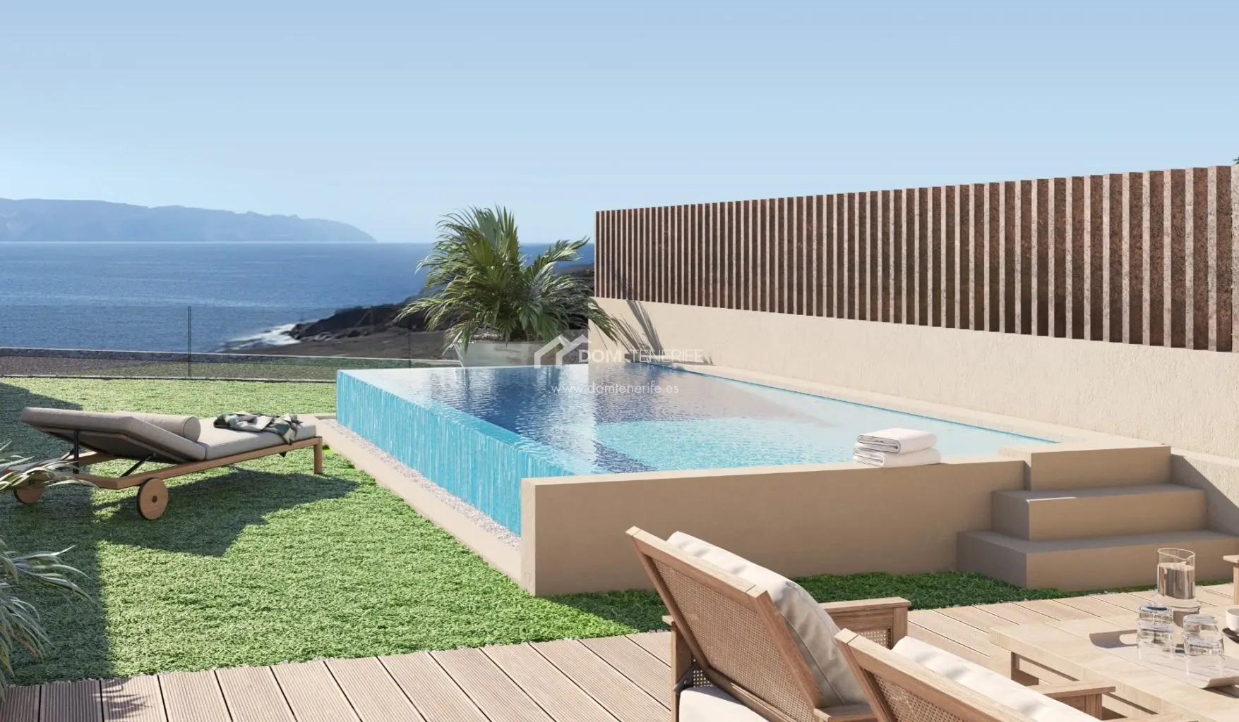 1 - vendita villa vista mare adeje tenerife - isole canarie spagna