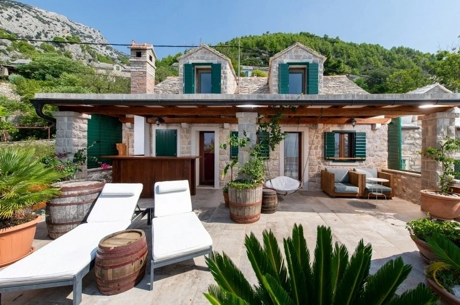 1 - vente maison vue mer brač split-dalmatie croatie