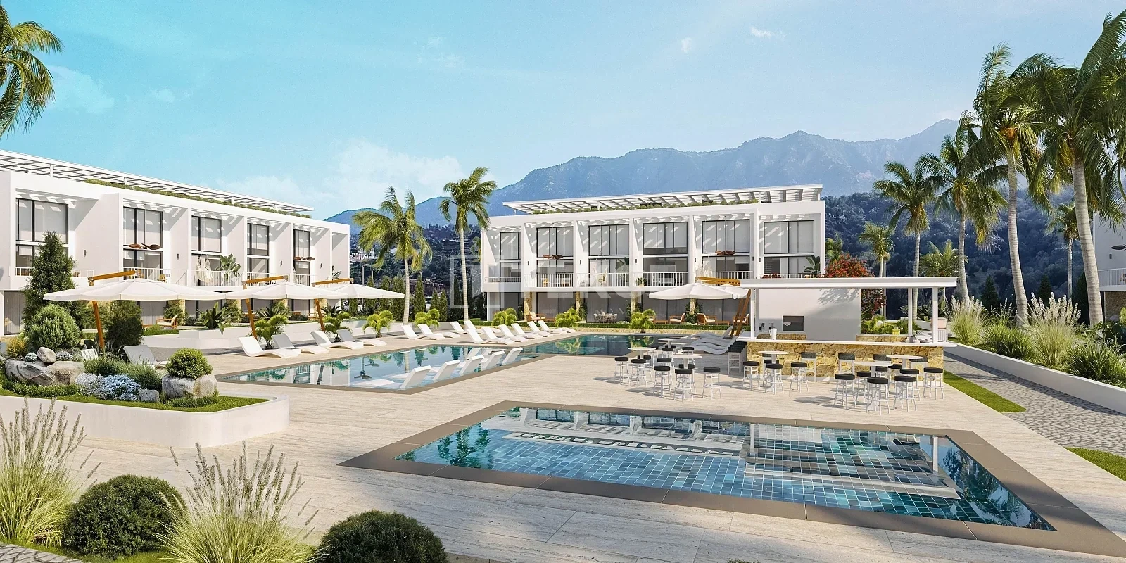 2 - vente appartement pieds dans l'eau girne kyrenia chypre