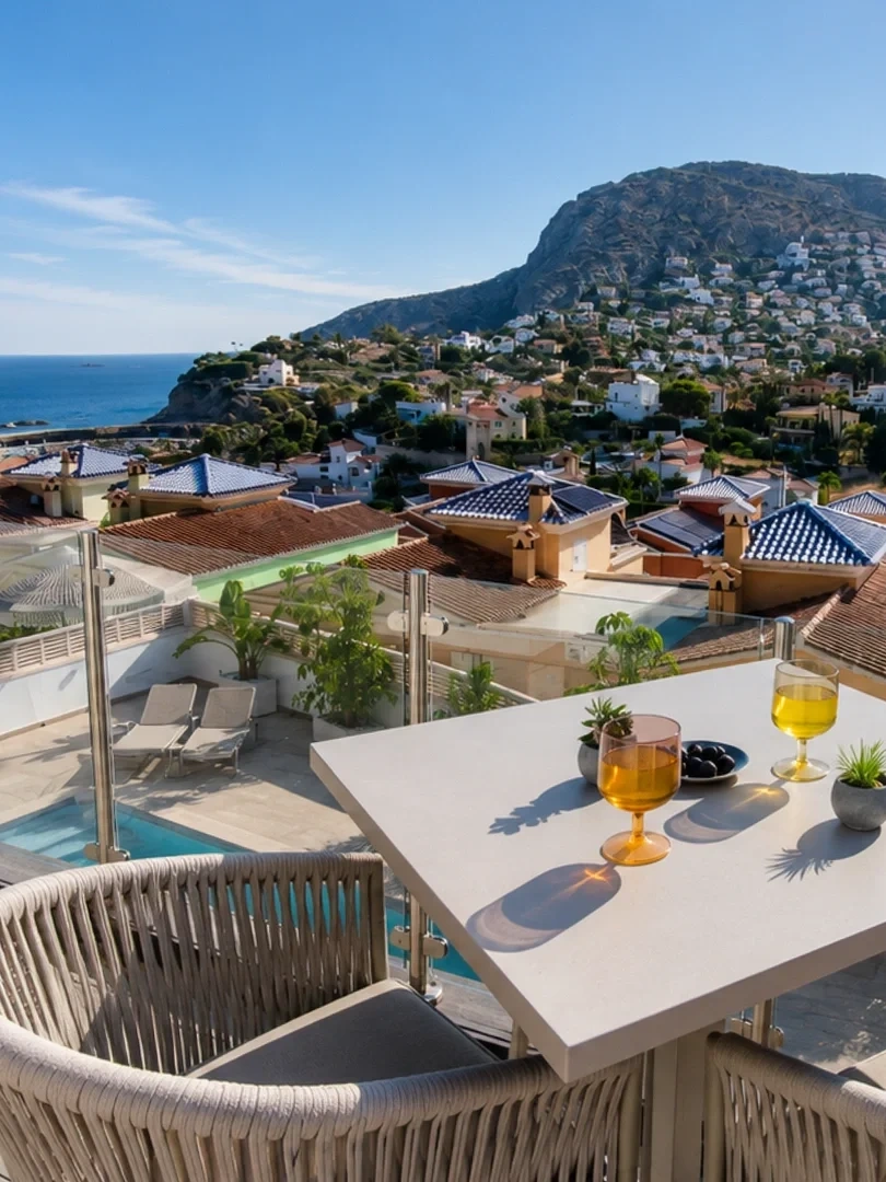1 - verkoop huis uitzicht op zee calpe - costa blanca valencian community spanje