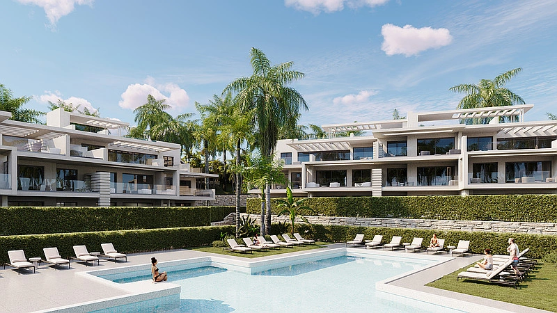 1 - sea view apartment for sale in estepona - costa del sol andalusia spain