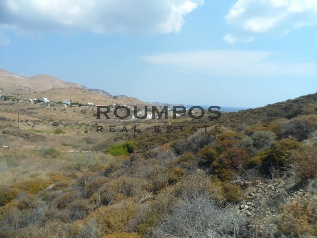 1 - vente terrain vue mer syros - cyclades egée méridionale grèce