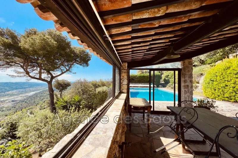 1 - venta casa vista al mar gattières alpes-marítimos francia
