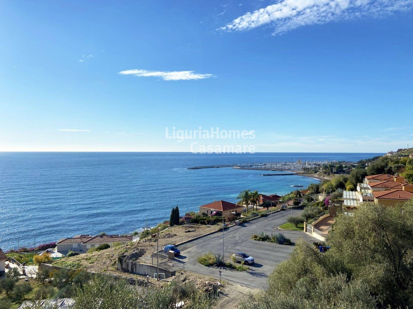 2 - venda terreno vista de mar cipressa liguria itália