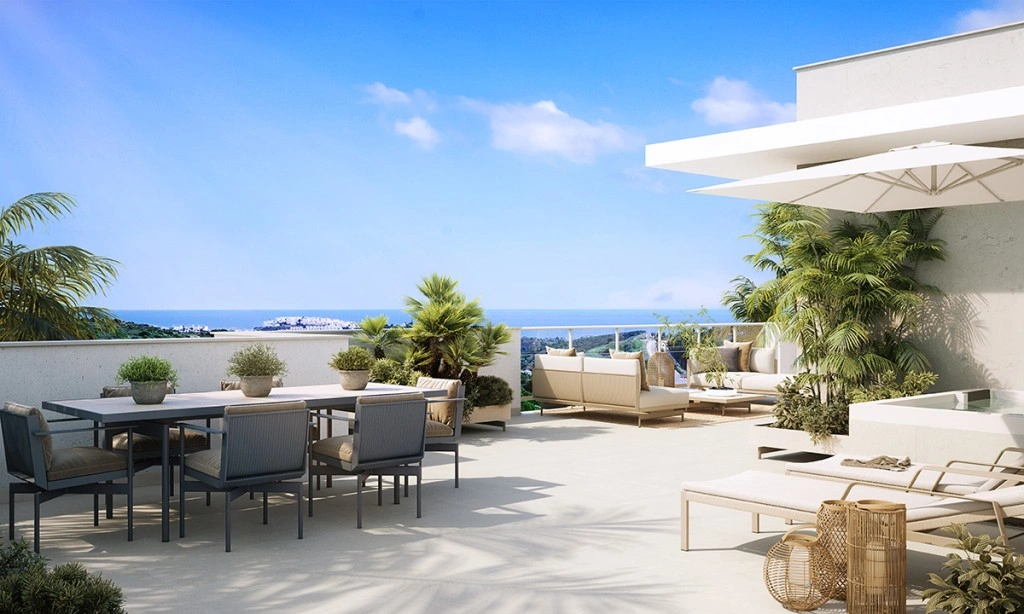 2 - vente appartement vue mer manilva andalousie espagne