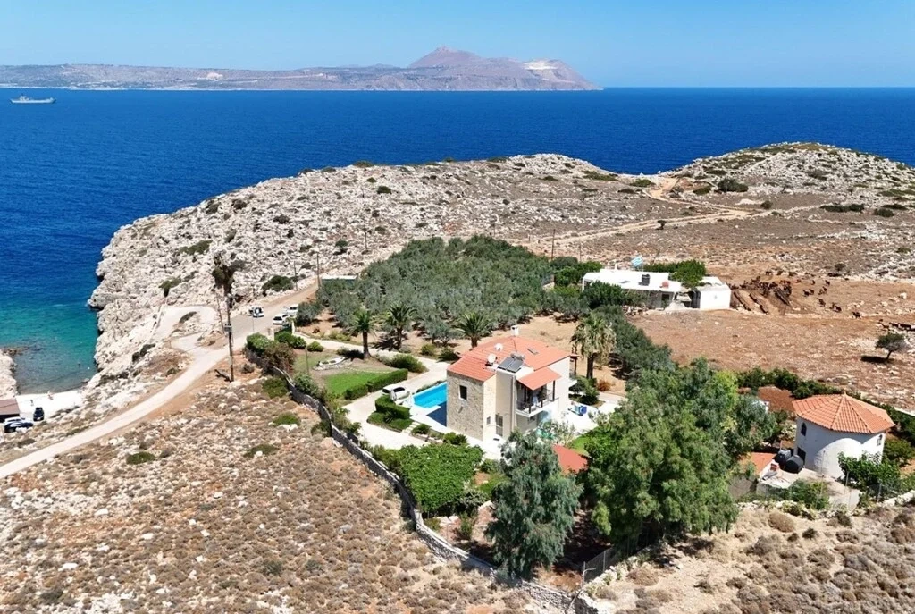 2 - vente maison vue mer kokkino chorio crète grèce
