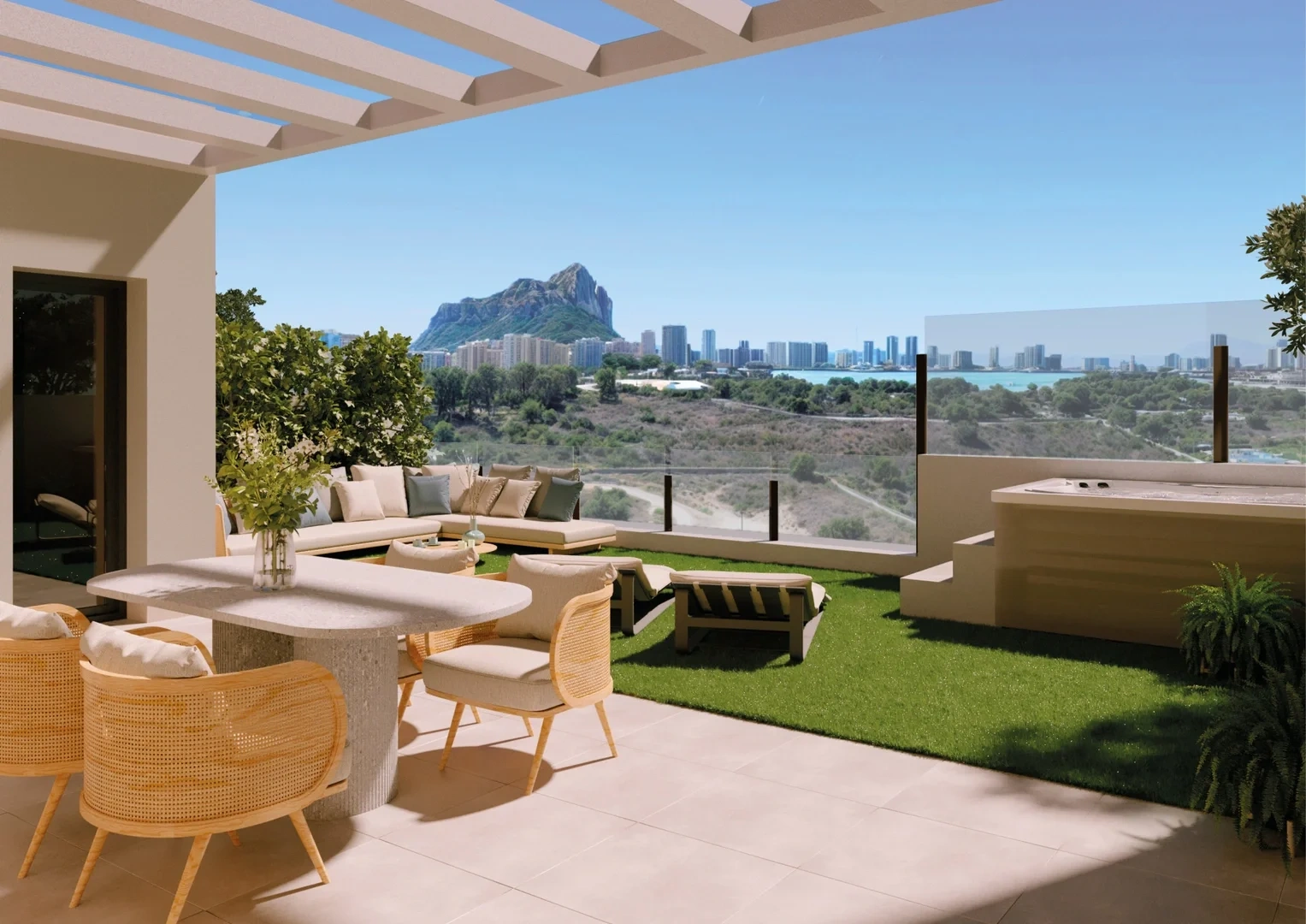 2 - venda apartamento vista de mar calpe - costa blanca comunidade valenciana espanha
