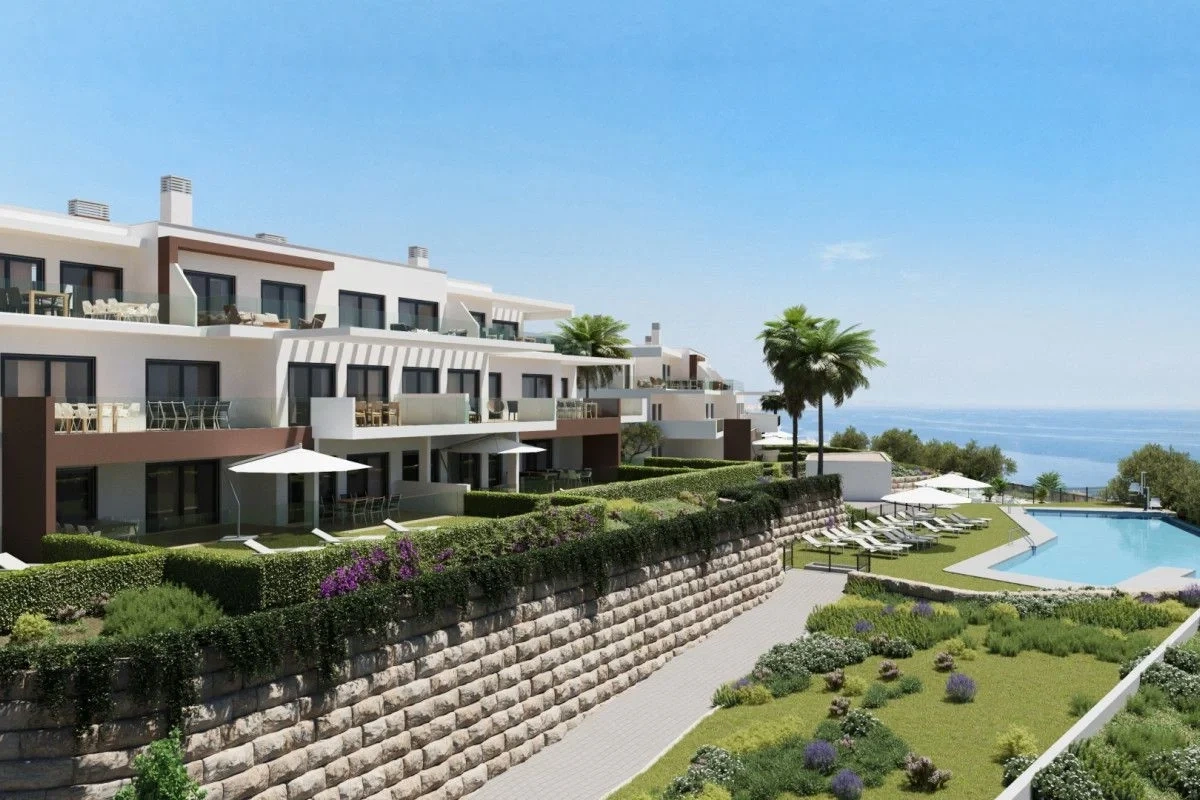 1 - sea view apartment for sale in casares - costa del sol andalusia spain