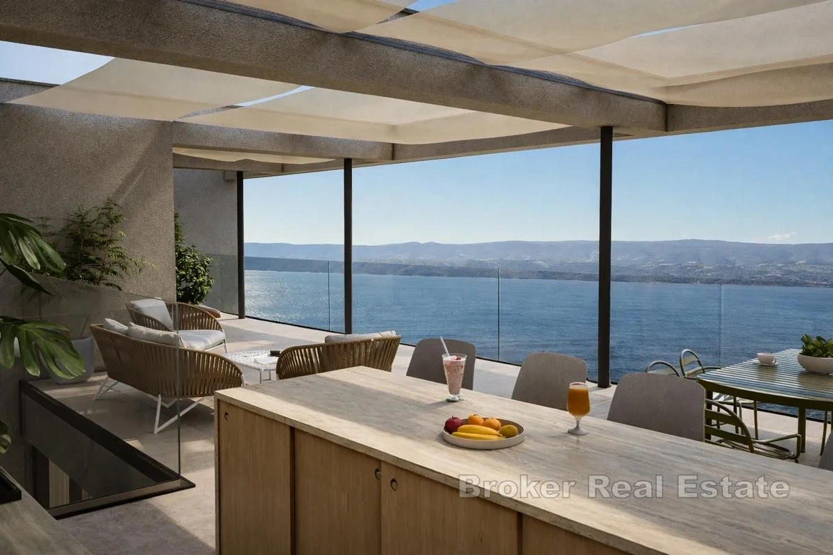 1 - vente appartement vue mer omiš split-dalmatie croatie